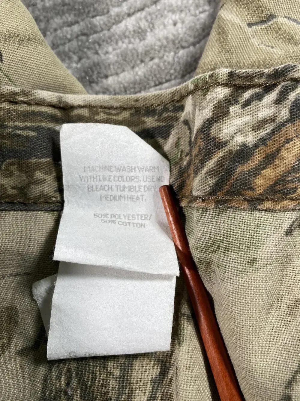Liberty Pants Mens Large 38x31 Green Camo Cargo Adjustable Waist Hunting USA
